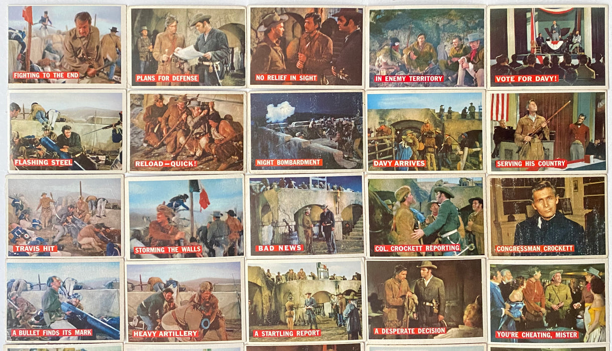 1956 Davy Crockett Series 1 Orange Back Trading Card Set of 80 Cards Topps   - TvMovieCards.com