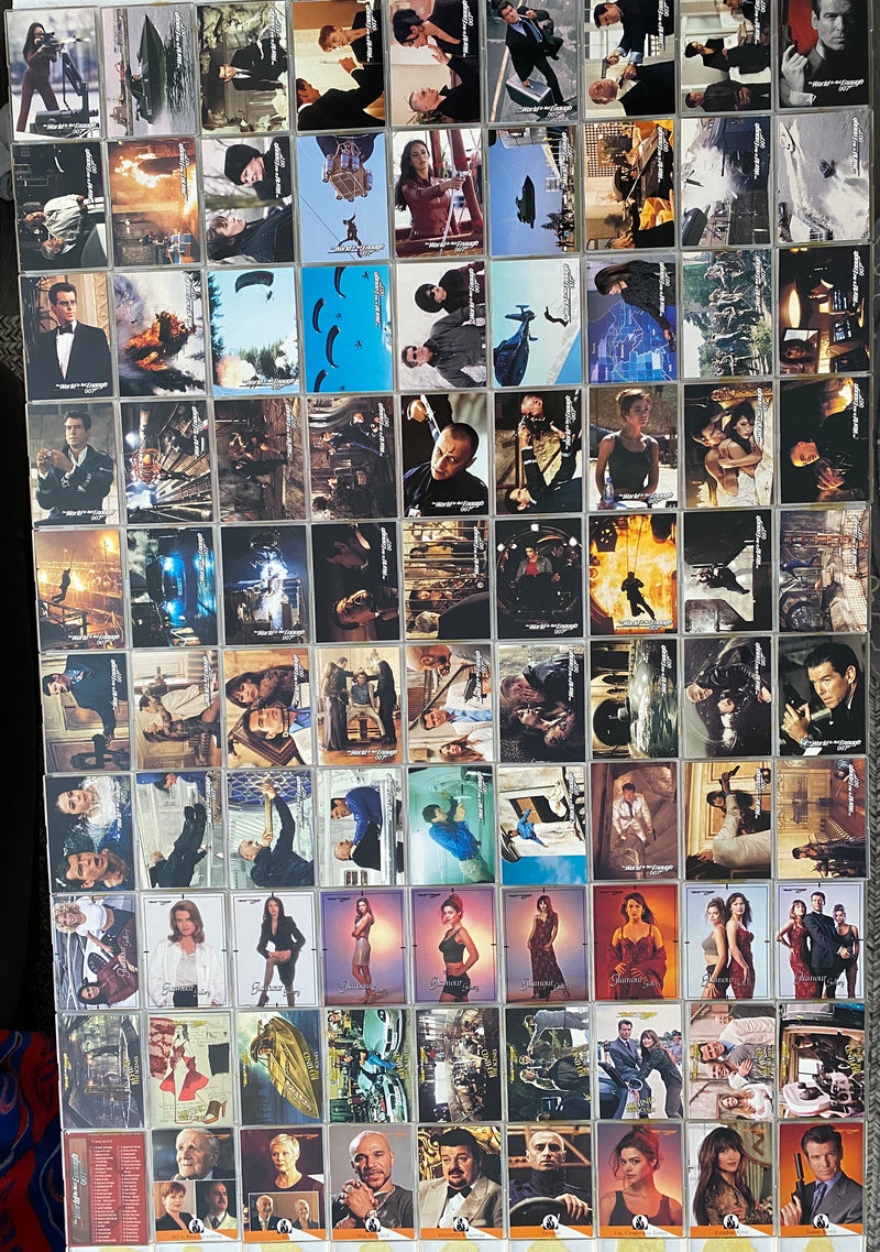 James Bond The World Is Not Enough Base Card Set 90 Cards Inkworks 1999   - TvMovieCards.com