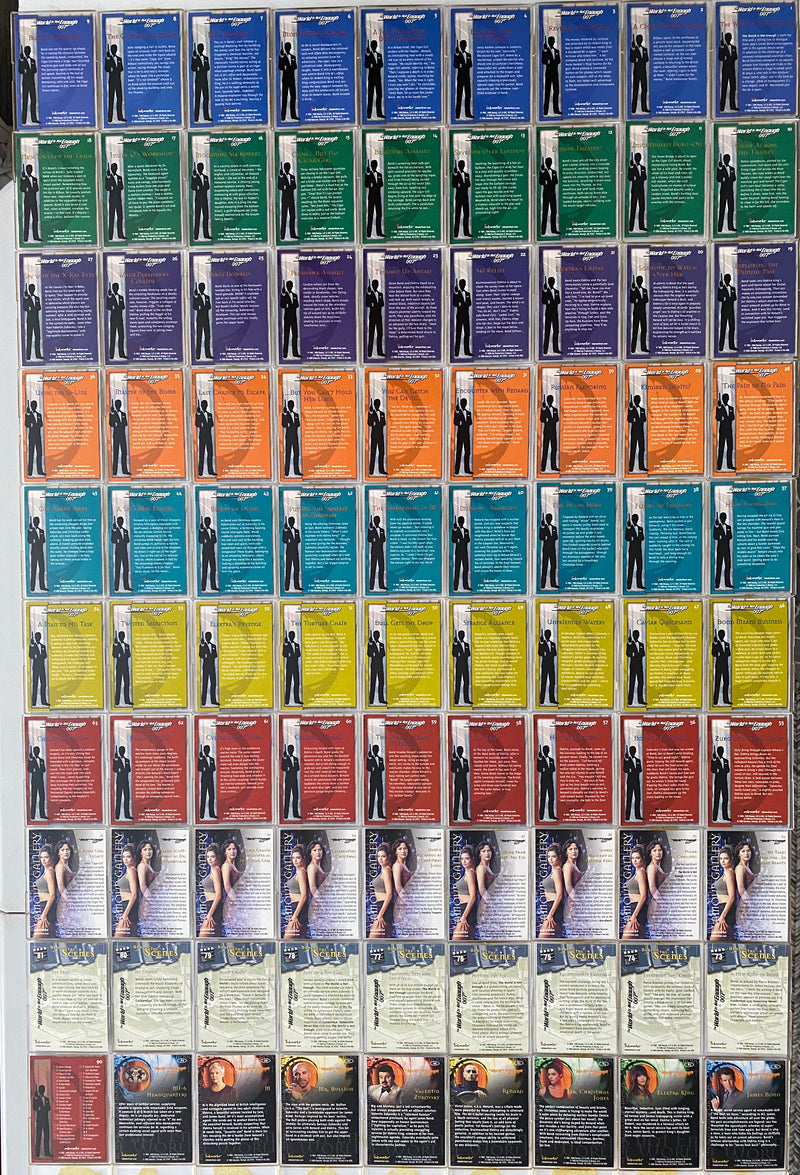 James Bond The World Is Not Enough Base Card Set 90 Cards Inkworks 1999   - TvMovieCards.com