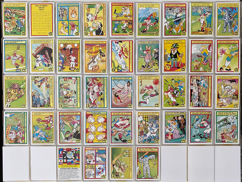 Weird World of Baseball Funky Facts 1976 Vintage Trading Card Set 40 Cards   - TvMovieCards.com