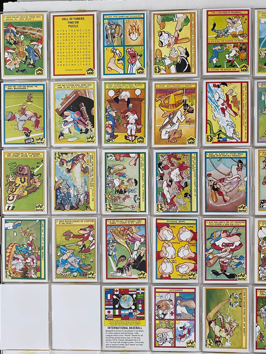 Weird World of Baseball Funky Facts 1976 Vintage Trading Card Set 40 Cards   - TvMovieCards.com