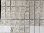 Weird World of Baseball Funky Facts 1976 Vintage Trading Card Set 40 Cards   - TvMovieCards.com