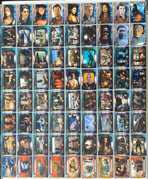 2005 Serenity Firefly Movie Complete Trading Card Set of 72 Cards Inkworks   - TvMovieCards.com