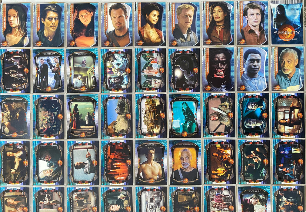 2005 Serenity Firefly Movie Complete Trading Card Set of 72 Cards Inkworks   - TvMovieCards.com