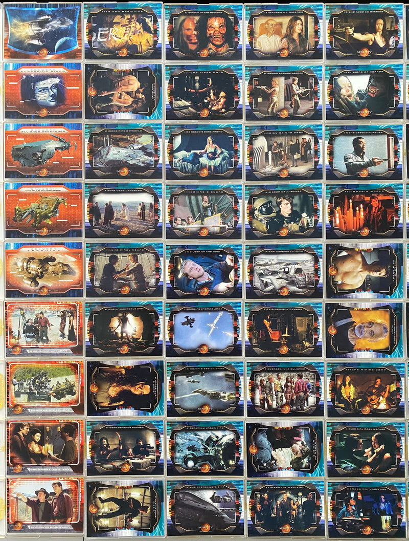 2005 Serenity Firefly Movie Complete Trading Card Set of 72 Cards Inkworks   - TvMovieCards.com