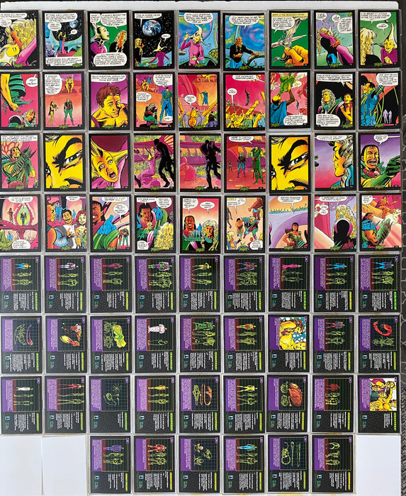 Plasm Zero Issue Base Trading Card Set 150 Cards River Group 1993   - TvMovieCards.com