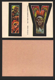 1973-74 Monster Initials Vintage Sticker Trading Cards You Pick Singles #1-#132 I Y  - TvMovieCards.com