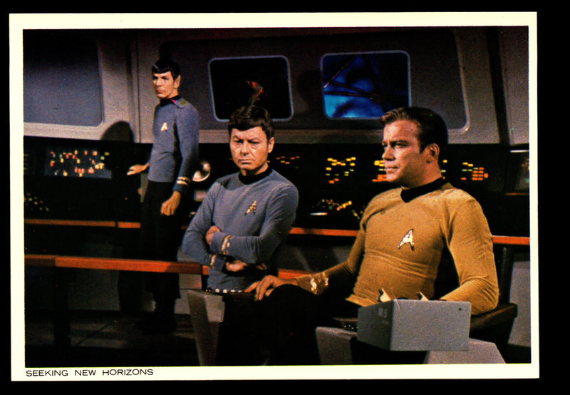 STAR TREK TOS The Original Series (48) PostCard Set 1977 You Pick Card Number #1 Seeking New Horizons  - TvMovieCards.com