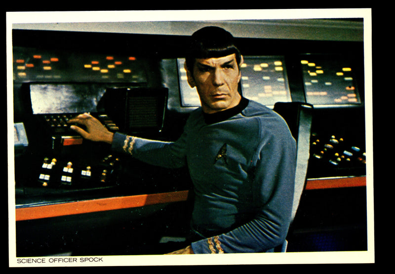STAR TREK TOS The Original Series (48) PostCard Set 1977 You Pick Card Number #2 Science Officer Spock  - TvMovieCards.com
