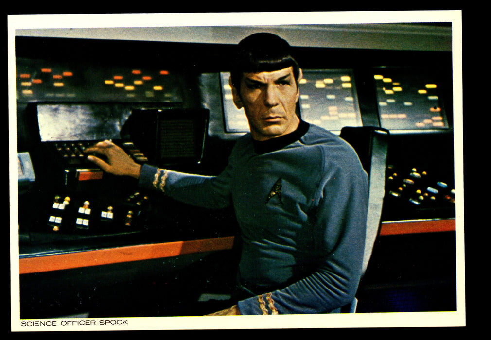 STAR TREK TOS The Original Series (48) PostCard Set 1977 You Pick Card Number #2 Science Officer Spock  - TvMovieCards.com