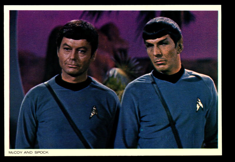 STAR TREK TOS The Original Series (48) PostCard Set 1977 You Pick Card Number #23 McCoy and Spock  - TvMovieCards.com