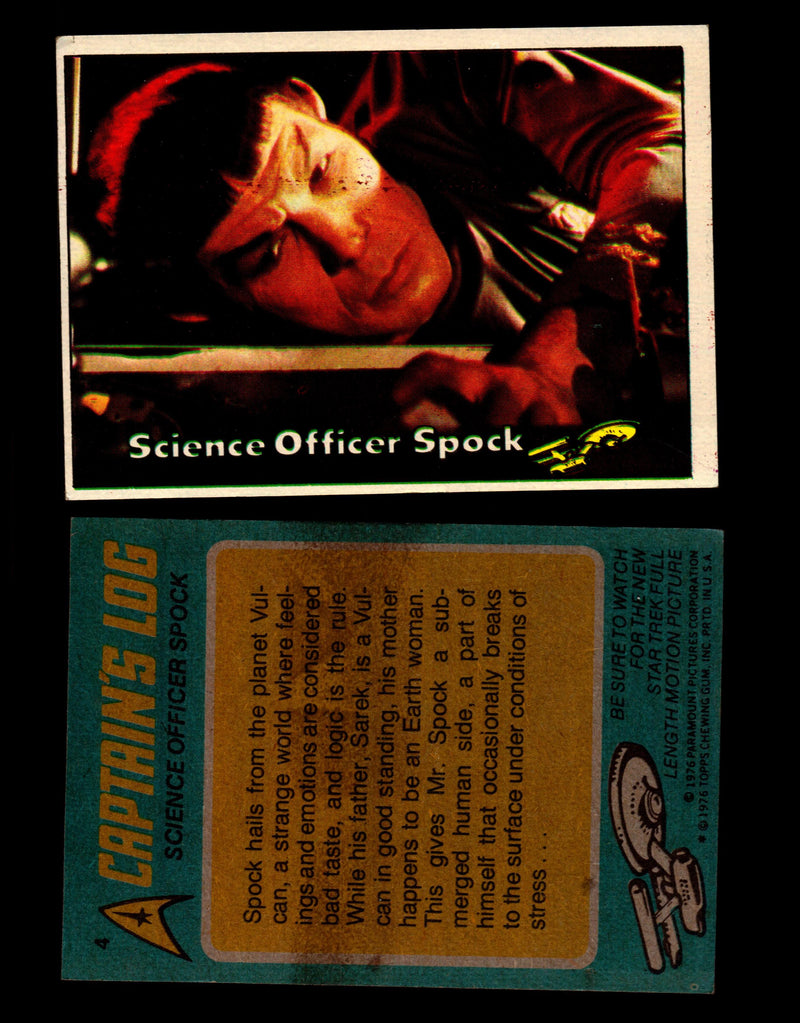 Star Trek 1976 Vintage Topps Trading Card #1-88 You Pick Singles #4  - TvMovieCards.com