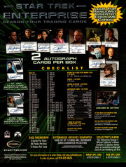 Star Trek Enterprise Season 4 Trading Card Dealer Sell Sheet Sale Ad 2005   - TvMovieCards.com