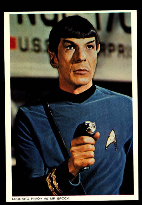 STAR TREK TOS The Original Series (48) PostCard Set 1977 You Pick Card Number #5 Leonard Nimoy as Mr. Spock  - TvMovieCards.com
