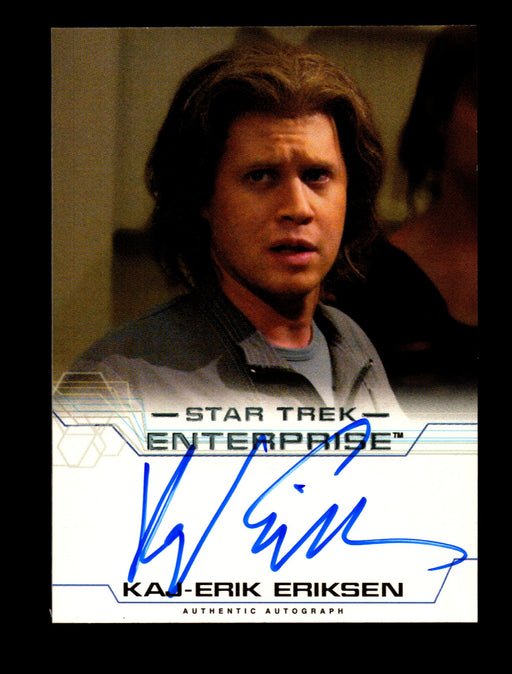 Star Trek Enterprise Season Four 4 Kaj-Erik Eriksen as Smike Autograph Card   - TvMovieCards.com