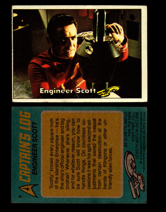 Star Trek 1976 Vintage Topps Trading Card #1-88 You Pick Singles #5  - TvMovieCards.com
