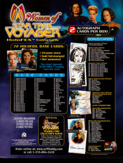 Women of Star Trek Voyager Trading Card Dealer Sell Sheet Sale Ad 2001   - TvMovieCards.com