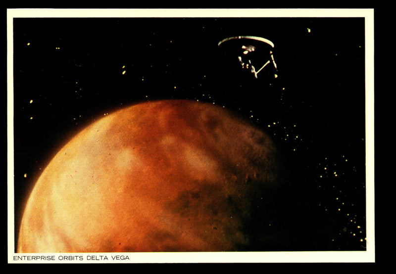 STAR TREK TOS The Original Series (48) PostCard Set 1977 You Pick Card Number #29 USS Enterprise Orbits Delta Vega  - TvMovieCards.com