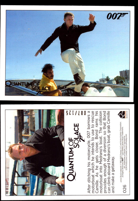 James Bond Archives Quantum of Solace Gold Parallel You Pick Single Cards #1-90 #26  - TvMovieCards.com