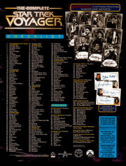 The Complete Star Trek Voyager Trading Card Dealer Sell Sheet Sale Ad 2002   - TvMovieCards.com