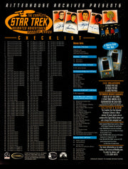 The Complete Star Trek Animated Adventures Trading Card Dealer Sell Sheet Sale   - TvMovieCards.com