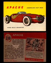 World on Wheels Topps 1954 Vintage Trading Cards #101-#160 You Pick Singles #110 Apache American Hot Rod  - TvMovieCards.com