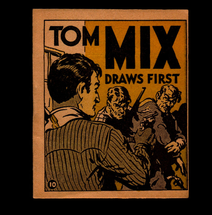 Tom Mix "Draws First" Adventure Stories #10 1934 National Chicle Gum   - TvMovieCards.com