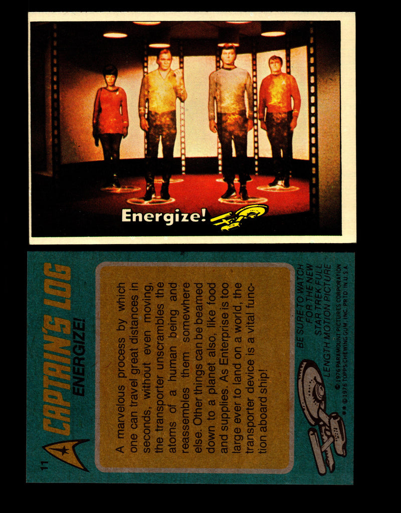 Star Trek 1976 Vintage Topps Trading Card #1-88 You Pick Singles #11  - TvMovieCards.com