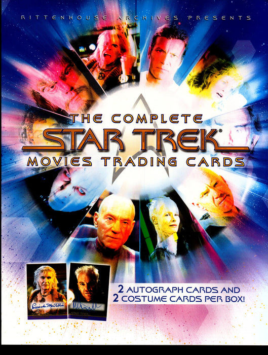 The Complete Star Trek Movies Trading Card Dealer Sell Sheet Sale Ad 2007   - TvMovieCards.com
