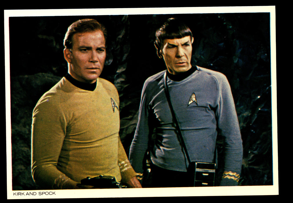 STAR TREK TOS The Original Series (48) PostCard Set 1977 You Pick Card Number #12 Kirk and Spock  - TvMovieCards.com