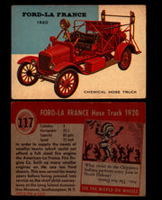 World on Wheels Topps 1954 Vintage Trading Cards #101-#160 You Pick Singles #117 1920 Ford-La France Hose Truck  - TvMovieCards.com