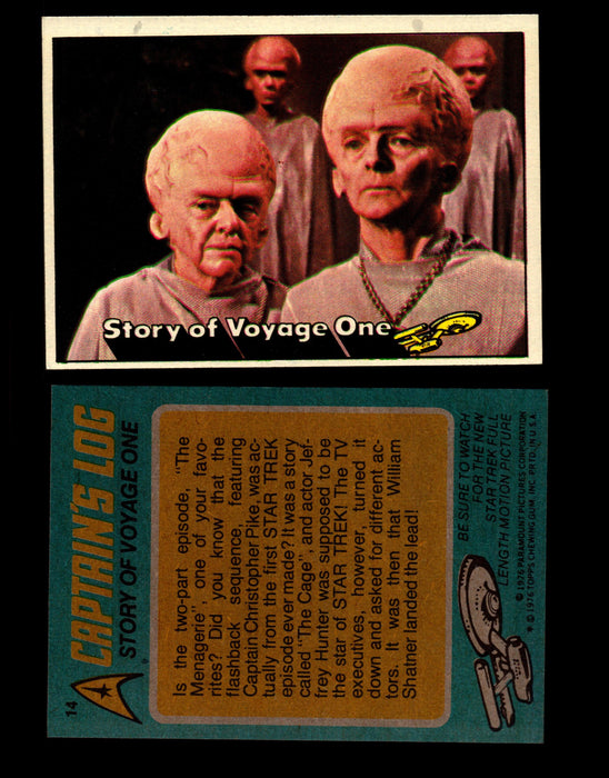 Star Trek 1976 Vintage Topps Trading Card #1-88 You Pick Singles #14  - TvMovieCards.com