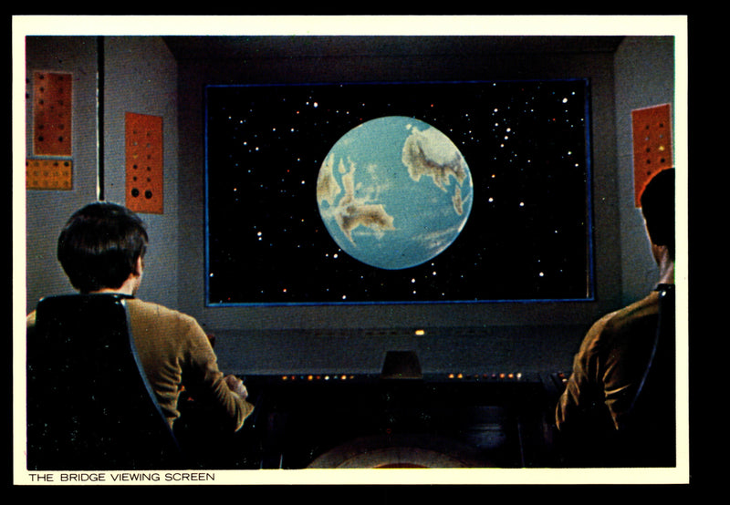 STAR TREK TOS The Original Series (48) PostCard Set 1977 You Pick Card Number #47 The Bridge Viewing Screen  - TvMovieCards.com