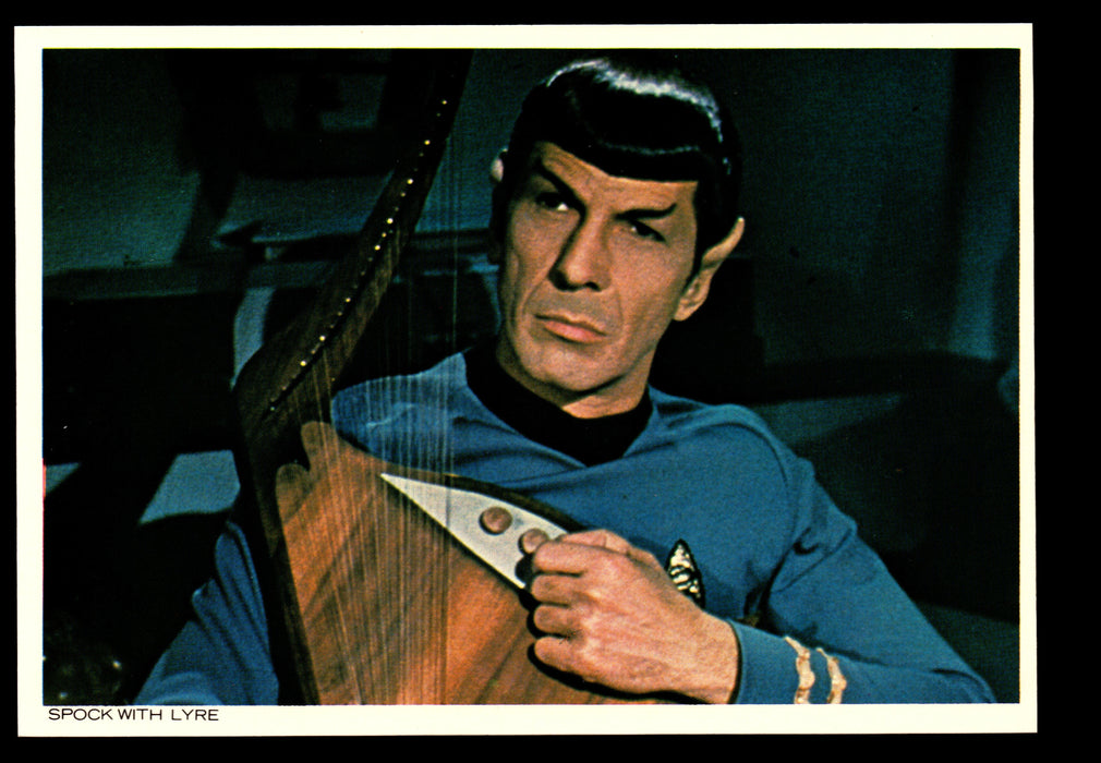 STAR TREK TOS The Original Series (48) PostCard Set 1977 You Pick Card Number #18 Spock With Lyre  - TvMovieCards.com