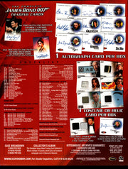 The Complete James Bond 007 Trading Card Dealer Sell Sheet Sale Ad 2007   - TvMovieCards.com