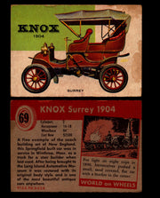 World on Wheels Topps 1954 Vintage Trading Cards #1-#100 You Pick Singles #69 1904 Knox Surrey  - TvMovieCards.com