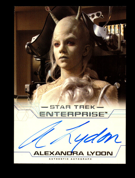 Star Trek Enterprise Season Four 4 Alexandra Lyloon as Jhamel Autograph Card   - TvMovieCards.com
