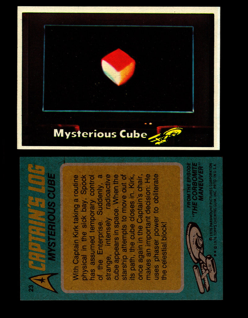 Star Trek 1976 Vintage Topps Trading Card #1-88 You Pick Singles #23  - TvMovieCards.com