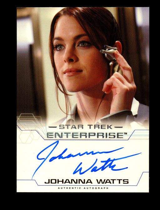 Star Trek Enterprise Season Four 4 Johanna Watts / Gannett Brooks Autograph Card   - TvMovieCards.com