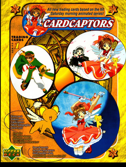 CardCaptors Series One Trading Card Dealer Sell Sheet Sale Ad Upper Deck 2000   - TvMovieCards.com