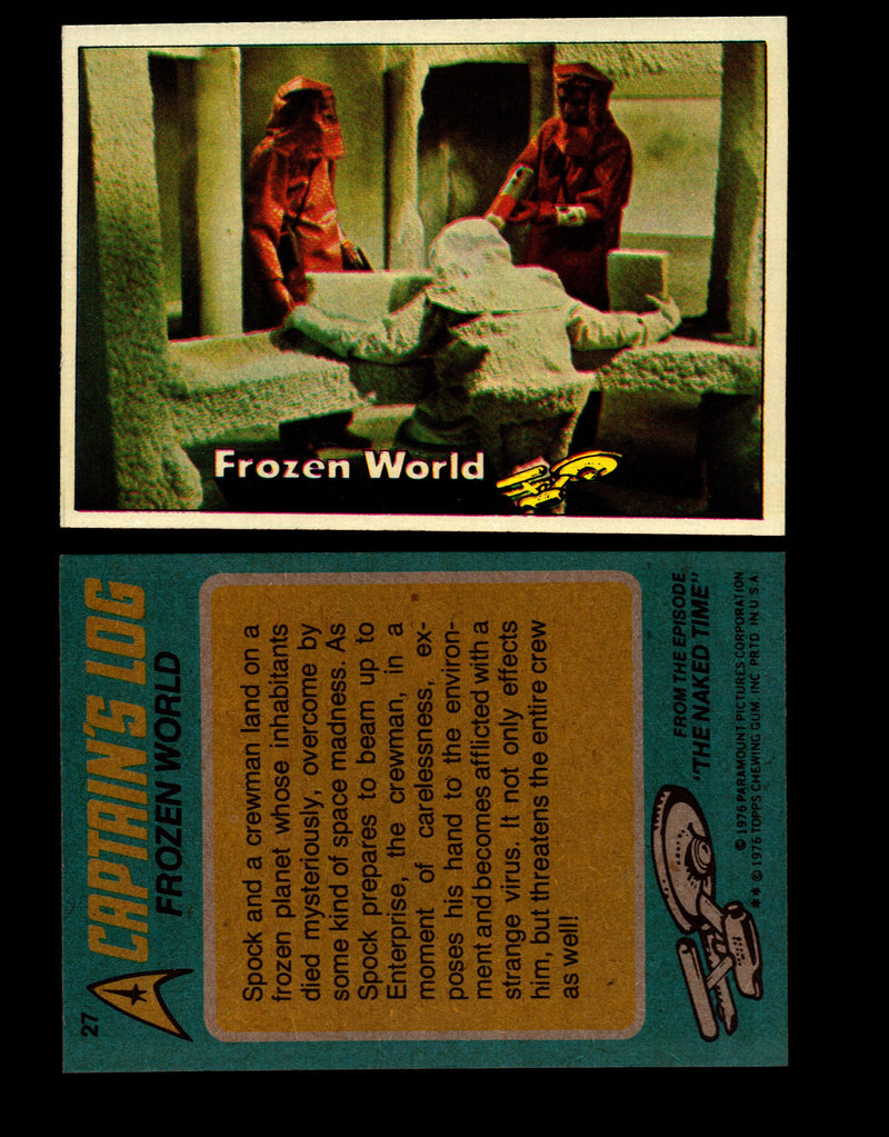 Star Trek 1976 Vintage Topps Trading Card #1-88 You Pick Singles #27  - TvMovieCards.com