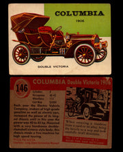 World on Wheels Topps 1954 Vintage Trading Cards #101-#160 You Pick Singles #146 1906 Columbia Double Victoria  - TvMovieCards.com