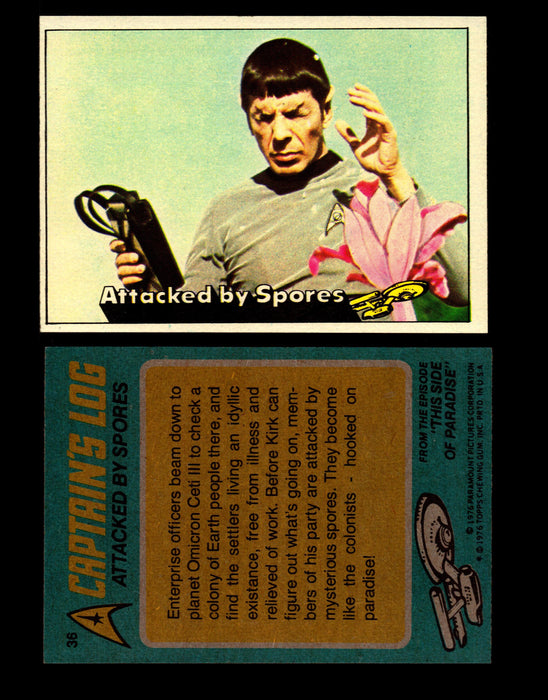 Star Trek 1976 Vintage Topps Trading Card #1-88 You Pick Singles #36  - TvMovieCards.com