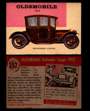 World on Wheels Topps 1954 Vintage Trading Cards #101-#160 You Pick Singles #152 1912 Oldsmobile Defender Coupe  - TvMovieCards.com
