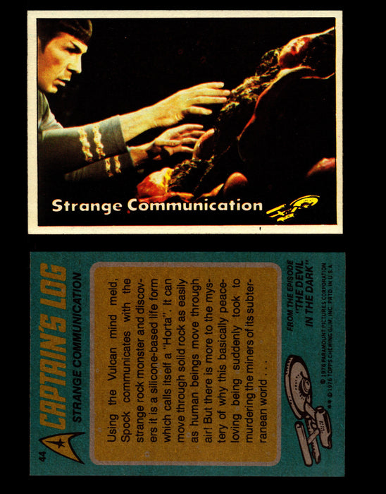 Star Trek 1976 Vintage Topps Trading Card #1-88 You Pick Singles #44  - TvMovieCards.com
