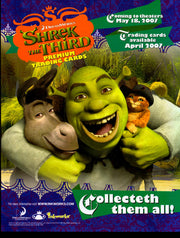 Shrek The Third Movie Trading Card Dealer Sell Sheet Sale Promo Ad 2007   - TvMovieCards.com