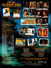 Star Trek TOS 40th Anniversary Series 1 Trading Card Dealer Sell Sheet Sale Ad   - TvMovieCards.com