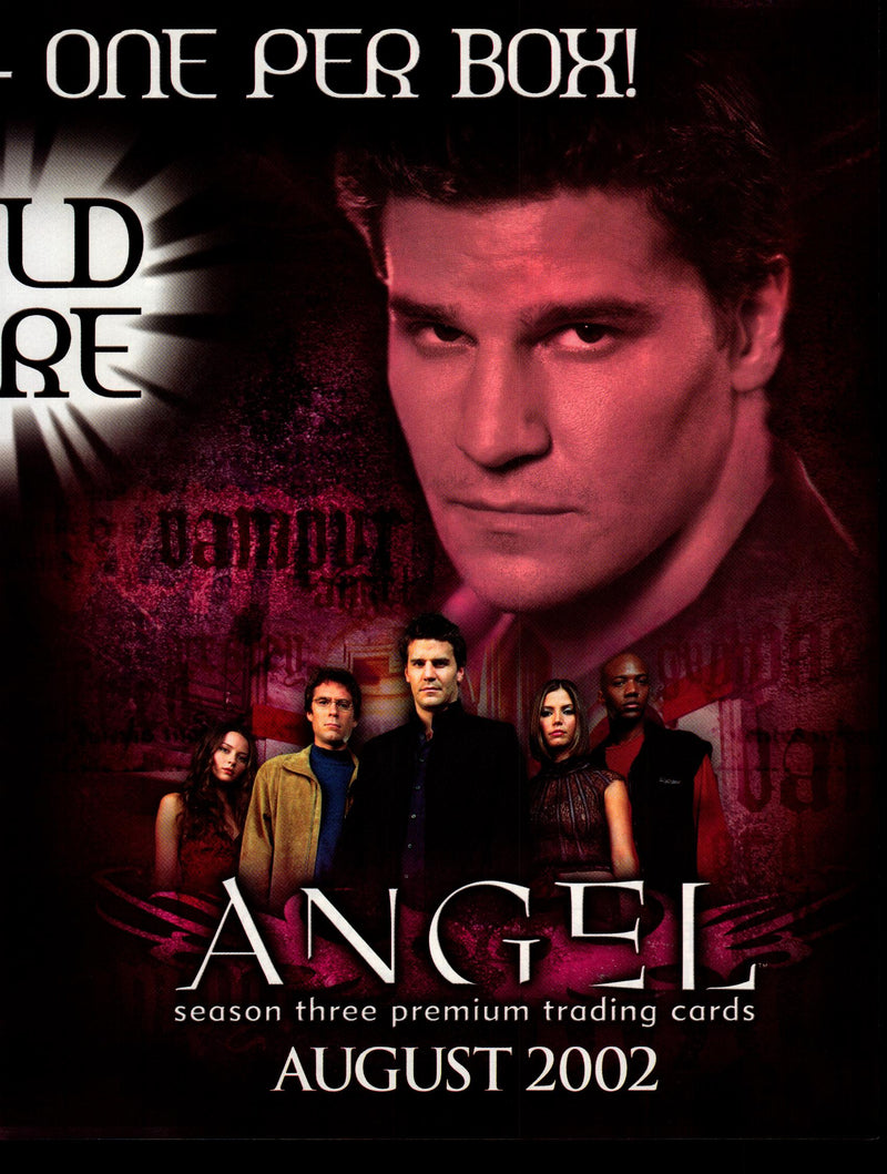 Buffy Season Six & Angel Season 3 Dealer Sell Sheet Sale Promo Ad Inkworks 2008   - TvMovieCards.com