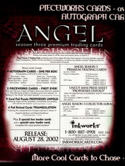 Buffy Season Six & Angel Season 3 Dealer Sell Sheet Sale Promo Ad Inkworks 2008   - TvMovieCards.com
