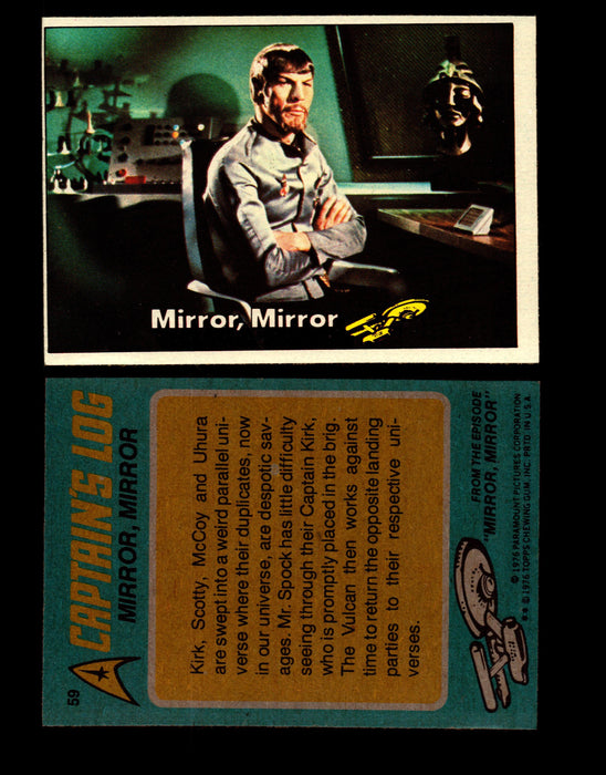 Star Trek 1976 Vintage Topps Trading Card #1-88 You Pick Singles #59  - TvMovieCards.com